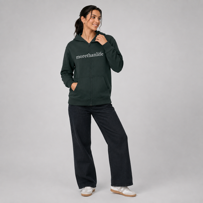 The Original 'More than life' Zip-Up Hoodie