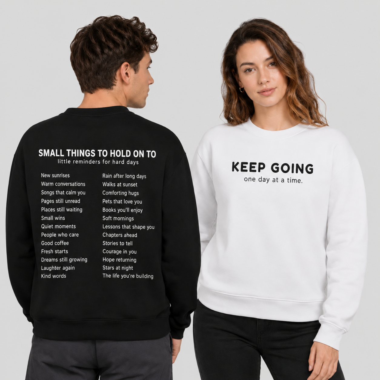 '50 Reasons To Stay Alive' Sweatshirt